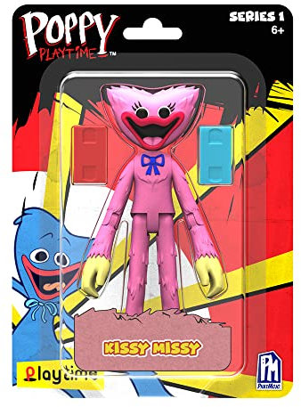 Poppy Playtime Kissy Missy Actionfigur (AF7702) (12,7 cm bewegliche Figur, Serie 1) [offiziell lizenziert]