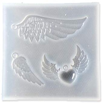 Cenifin Flügel Form Silikon Form Halskette Anhänger Casting Form Kristall Epoxidharz Form Schmuck Schlüsselanhänger Silikon Form DIY Handwerk Form