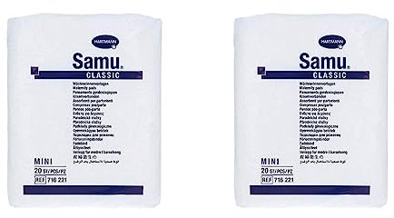 Samu Classic Mini Wöchnerinnen-Vorlagen Wochenbettbinden Einlagen 1x20 Stück (Packung mit 2)