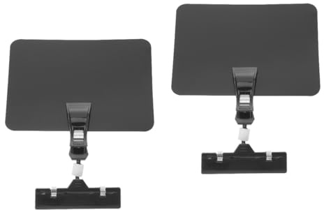 MAGICLULU Porte-Étiquette De Prix Réutilisable 12 Clips Rotatifs Pour Affichage De Prix Noms De Produits Et Étiquettes Sur Tableau Noir Surface Effaçable Pour Magasin Supermarché Buffet