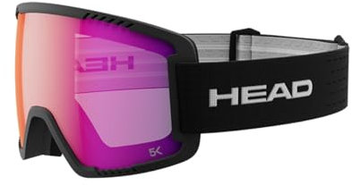 HEAD Unisex-Adult CONTEX PRO 5K Ski-und Snowboardbrille, red/Black, M