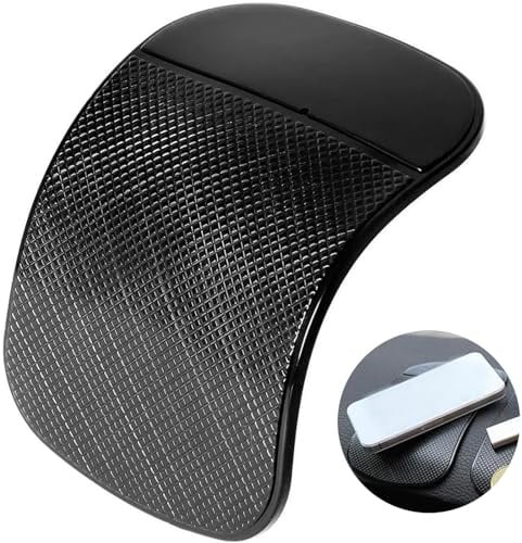 NIYATA Antirutschmatte Handy Auto,Anti Rutsch Matten,Gummi Selbstklebende Antirutschmatte Auto Armaturenbrett Zum Halten Von Handy Schlüssel Sonnenbrille Münzen 14 x 8cm