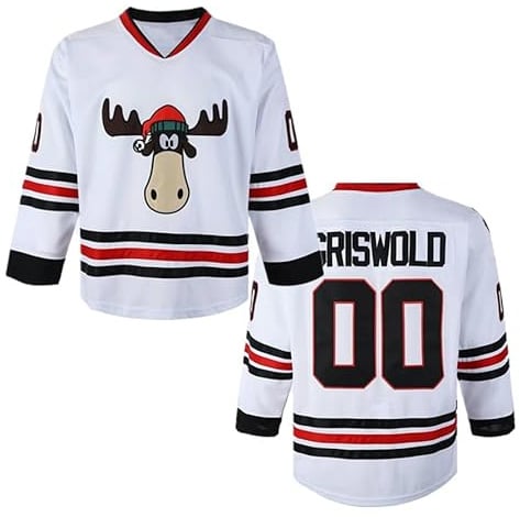 #00 Griswold Movie Hockey Jersey Stitched Mens X-Mas Christmas Trikots