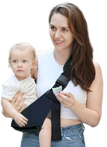 AYVRUOP Baby Tragetuch,Tragetuch Baby Neugeboren,Verstellbare Tragetuch,Multifunktionale Babytrage,Atmungsaktive Baby Tragetuch Für Babytrage Kleinkinder Bis 20Kg(Dunkelblau)