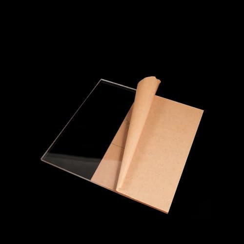 Acrylplatten, 40 Stück Acrylplatten, 50 mm x 100 mm x 2 mm, Acrylglasplatte, Kunststoffplatte für DIY-Projekte