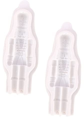 Cabilock Mould Silicone Baking Molds for Cookies and Chocolates Christmas Nutcracker Cookie Molds