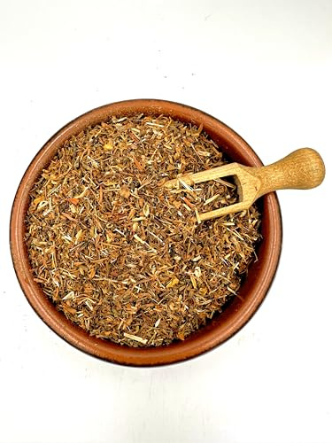 Té de hierbas sueltas 100% griego de hierba de San Juan, Hypericum Perforatum, 20 g, 4,9 kg (900 gramos)