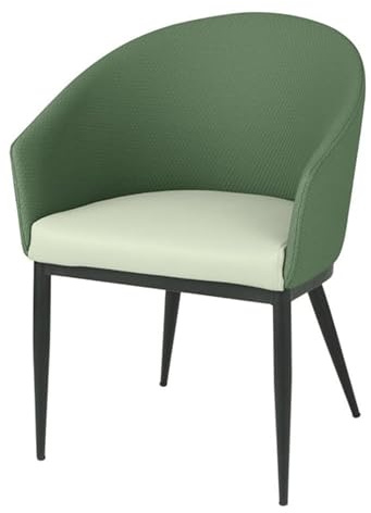 Bolero Sloane Interior Dining Chairs PVC Fabric Pack of 2, Green Forest | Wipes clean easily for fast turnaround; provides durable, padded commercial seating for busy hospitality venues.