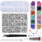ASTARON White and Colorful Resin Rhinestones for Crafting, 2mm-6mm Mixed Flatback Resin Gemstones for Crafts Gems Bulk Jelly AB Bedazzling Diamonds with Glue for Nails, Tumblers, Mugs Decoration
