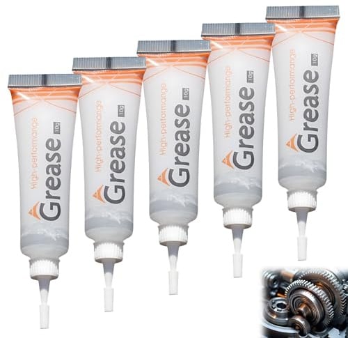 5 Stück Silikonfett für Kaffeevollautomaten,Silikonfett Lebensmittelecht 10g Generisches Silikonfett,Fett für Kaffeevollautomaten Geeignet für Kaffeemaschine,Trinkwasser,Zubehör,Küche