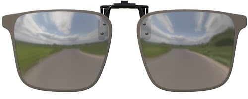 BEZLIT Polarisierter Clip-On Brillenaufsatz für Damen & Herren – Aufsteck Sonnenbrille für Korrektionsbrille, UV400 Sonnenclip zum Autofahren, Angeln, Outdoor, 143 mm breit