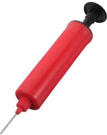 MAJORMENCH Mini Portable Ball Pump for Basketball Volleyball Soccer, Lightweight Hand Air Pump with Rapid Inflation, Compact Sports Equipment Inflater for Outdoor Use, Red