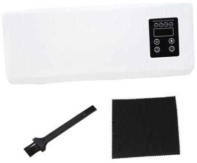 Mini-Split Aria Condizionata 1500W, Pompa di Calore Portatile con Timer, Refrigeratore d'Aria Silenzioso per casa, Montaggio a Parete, Bianco, Spina dell'UE