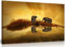 Kunstdruck auf Leinwand, Motiv Thai Elefanten bei Sonnenuntergang, 91,4 x 61 cm