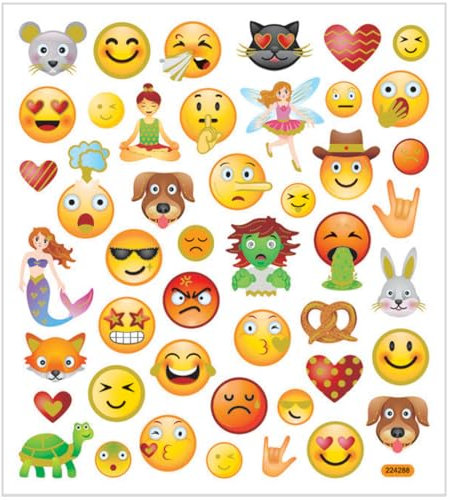 Creativ Aufkleber, andere, Einheitsgröße