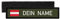 Copytec Namenspatch Österreich Oliv Name Patch Aufnäher Wunschname #33230