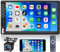 7 Inch Car Stereo Double Din Bluetooth 5.1 Touch Screen FM Radio,Backup Camera/Support Mirror Link/Hands Free Calling,Steering Wheel Remote(SWC)/MP3/MP4/MP5 Subwoofer Player/2 Din Car Audio