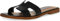 Steve Madden Damen Hadyn Sandale, Schwarz Leder, 39 EU