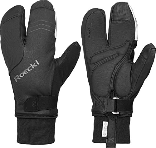 Roeckl Villach 2 Lobster Winter Fahrrad Handschuhe lang schwarz 2023: Größe: 8.5