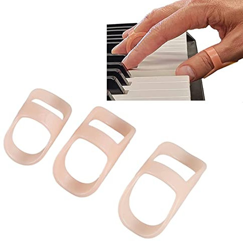 Wakects 3 Stücke Fingerschutz Ovale Fingerschiene Kunststoff wasserdicht Mallet-Finger Splint für Schlegelfinge, Arthritis Finger Nr. 2 3 4 (4.5-5 cm