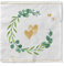 Sovie HORECA Serviette | Tissue-Servietten 33x33 cm | saugstarke Einweg-Servietten | ideal für Hochzeit & Feiern | 100 Stück | Eukalyptus (Herzen)