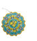 Sottopentola Cucina Citrus Brandani 52777 20cn Azzurro Ceramica Decorazione Limoni