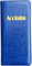 Acclaim Rigid Lawn Bowls Bowling Scorecard Holder Lightly Padded Synthetic Leather Look Finish 23 cm x 11 cm with Spring Clip & Pen Loop (Navy Blue)