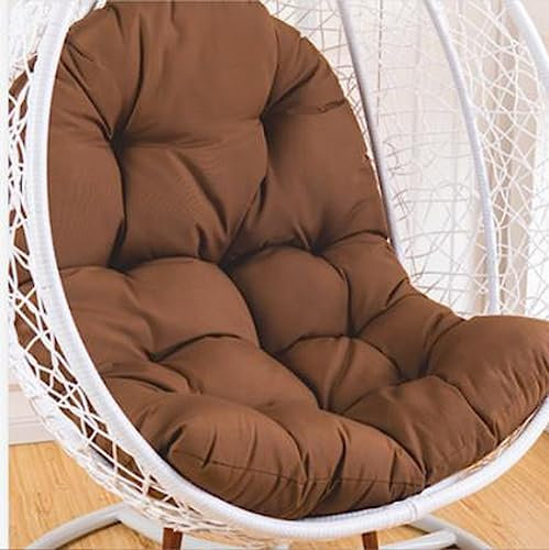 Earnmore Dicke Hängekorb Stuhl Bank Kissen Pad, Garten Ei Hängematte Stuhl Schaukel Stuhl Sitzkissen, Weiche Indoor Outdoor Möbel Liege Matte mit Rückenlehne