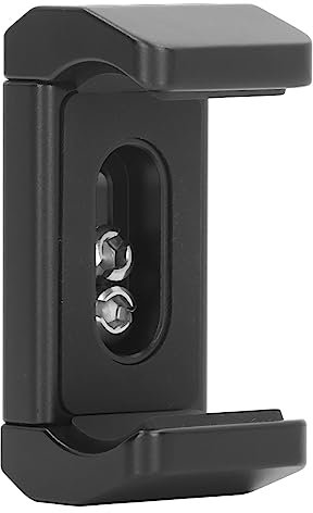 Universal Power Bank Holder, Aluminum Alloy Power Bank Clamp Mount with Width Range From 53mm to 80mm [1/4in Screw]