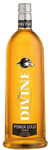 Pure Divine - Power Gold Likör, Aromatisierter Vodka-Likör aus den Nordvogesen, Frankreich - 16,6 Prozent Vol (1 x 0,70 l)