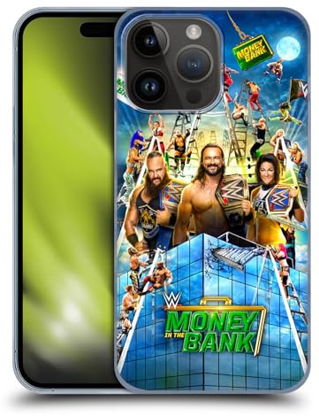 Head Case Designs Offizielle WWE Braun, Drew & Bayley 2020 Money In The Bank Harte Rueckseiten Handyhülle Hülle Huelle kompatibel mit Apple iPhone 15 Pro Max