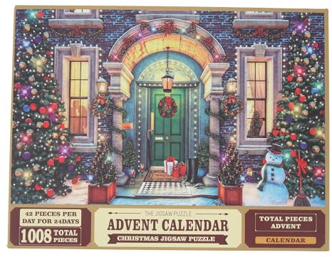 Adventskalender 2023, Puzzles für Erwachsene, 1008 Frauen, Männer, Kinder, Puzzles für Erwachsene, Freundin, Geburtstagsgeschenke, Geschenke für Mama,