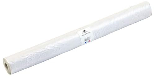 TECPLAST Bâche peinture en ROULEAU 3x15 m 40RPE Translucide - Economique - Film plastique de protection sol - Made in France