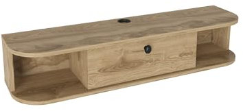 DECOROTIKA - Ibarra Floating Wall Mounted TV Stand TV Unit TV Cabinet with Storage and Shelves