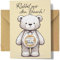 10 x Wir bekommen ein Baby (neutral) - Rubbelkarten zum Schwangerschaft Verkünden | Set mit Kraftkarton Umschlag, fertig mit goldenem Rubbeletikett für Baby Ankündigung