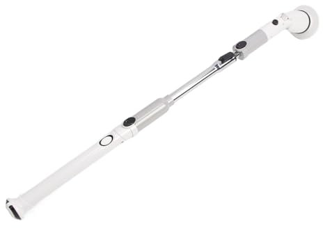 Lavasciuga Pavimenti Elettrica Girevole, Lavapavimenti Elettrica Rotante, Lunghezza 100-240 V, Angolo Regolabile, Versatile, Senza Fili per il Bagno (Spina europea)