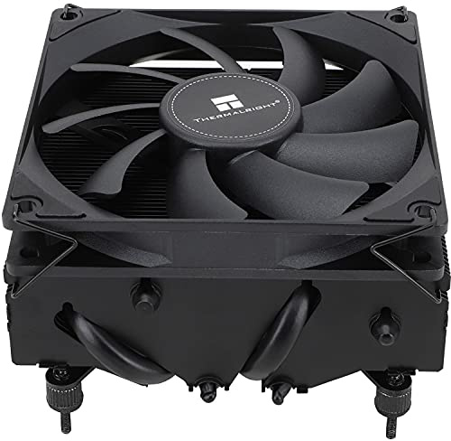 Thermalrlght AXP90-X53 Black Low Profile CPU Air Cooler, with 92mm Slim PWM Fan for 2700RPM High Speed ITX Cooler, AGHP 3.0 Technology, for AMD AM4 AM5/Intel 1150/1151/1200/1700