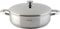 STAINLESS LOW COOKING POT WITH LID 26 cm.