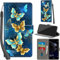 Cover per Huawei P10 Lite Custodia Cover Pelle Libro Portafoglio con Porta Carte Magnetica Protezione Antiurto Cuoio Flip Case Custodia Cover per Huawei P10 Lite, farfalla dorata