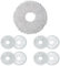 MYAYD Pack of 8 Mop Pads Replacement Parts for Xiaomi X10+/X20+ and Dreame L10s Ultra/L10 Ultra/L20 Ultra/L10s Pro Ultra Heat/X40 Ultra robot vacuums, Vacuum Cleaner Wet Mop Pads Accessories