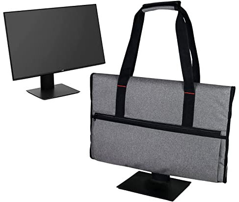 iFCOW Monitor Reisetasche, Tragetasche für Monitor, 24 Zoll tragbare Desktop Computer Aufbewahrungstasche Monitor Staubschutz mit Handgriff Strap