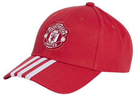 adidas Unisex MUFC BB CAP Fußballkappe (1er Pack), Mufc Rot/Weiß, Einheitsgröße