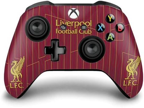 Head Case Designs Offizielle Liverpool Football Club Heim Kit 2024/25 Vinyl Haut Gaming Aufkleber Abziehbild Abdeckung kompatibel mit Xbox One S/X Controller