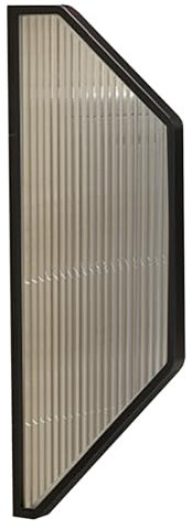 HJLKDYM 108 cm Trennwand Für Öffentliche Toiletten, Wandmontierter Urinal-Bildschirm, Badezimmer-Sichtschutz wasserdichte Schallwand Für Kindergärten Schulen(Schwarz,A-40x108cm/5PCS)
