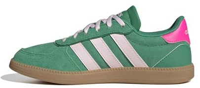 Adidas Breaknet Sleek Basket, Vert Court/Rose Clair/Rose lucide, 39 1/3 EU