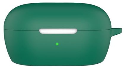 Premium Silicone Slim Fit Case for Bose QuietComfort Earbuds, Shock-Absorbing Case Cover Accessories with Keychain for Men Women for Bose QuietComfort Earbuds-Dark Green