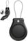 Waterproof AirTag Holder for Apple AirTags with Wire Cable [Lock Design]. Anti-Lost Anti-Scratch Secure Key Ring Case for Key, Pet Collar Luggage & more. Protective Robust Keychain for Air Tag (Black)