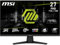 MSI MAG 274F 27-Inch FHD 1920x1080 Gaming Monitor - Rapid IPS, 200Hz, 0.5ms, HDR ready, Eye care, HDMI 2.0b, DP 1.2a, Frame-less, Tilt-Adjustable, Vesa Mount, Black