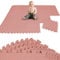 LittleTom 18 Teile Spielmatte Baby Puzzlematte ab Null - 30 x 30 cm Krabbelmatte Bodenmatte Kinder - Puzzle Teppich Kinderzimmer Matte - Outdoor Bodenschutzmatte Spielteppich Eva Schaumstoff Isomatte