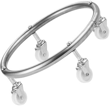 OFFSCH Gas Bottle Mobile Bracket Wheels Design Sturdy Construction for Home Use for Storing Gas Tanks Easily